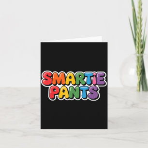 Little Miss Smartie Pants Smarty Squad School Card