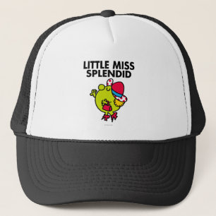 Little Miss Splendid Black Lettering Trucker Hat