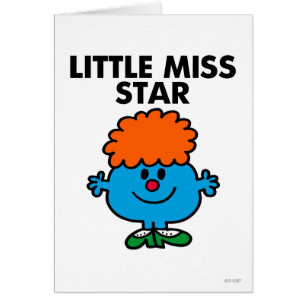 Little Miss Star Black Lettering