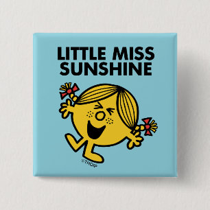 Little Miss Sunshine 2 Inch Square Button