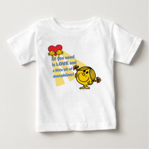 Little Miss Sunshine All You Need is Love Baby T-Shirt