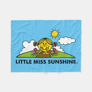 Little Miss Sunshine   Back To Nature Fleece Blanket