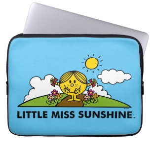Little Miss Sunshine   Back To Nature Laptop Sleeve