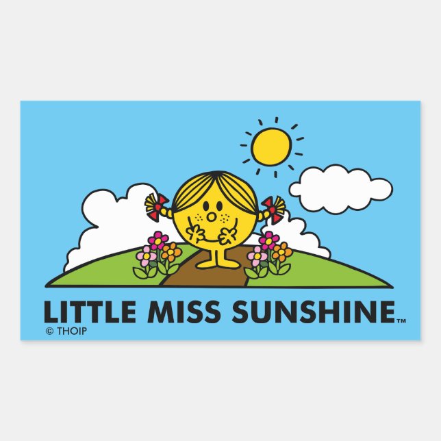 Little Miss Sunshine | Back To Nature Sticker (Front)