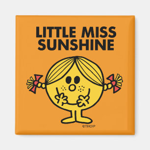 Little Miss Sunshine   Funny & Freckled Magnet