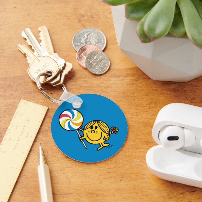 Little Miss Sunshine | Giant Lollipop Keychain (Desk)