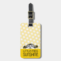 Little Miss Sunshine Peeking Over Name