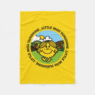 Little Miss Sunshine   Sunshine Circle Fleece Blanket