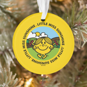 Little Miss Sunshine   Sunshine Circle Ornament
