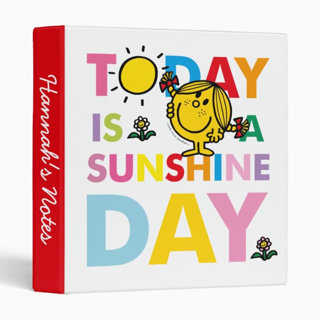 Little Miss Sunshine | Today is a Sunshine Day Binder (Front/Spine)