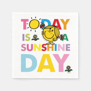 Little Miss Sunshine   Today is a Sunshine Day Napkin