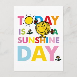Little Miss Sunshine   Today is a Sunshine Day Postcard