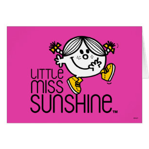Little Miss Sunshine Walking On Name Graphic