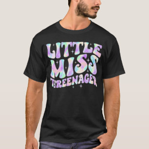 Little Miss Threenager 3Rd Birthday Girl Boho Groo T-Shirt