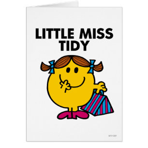 Little Miss Tidy   Lettres noires