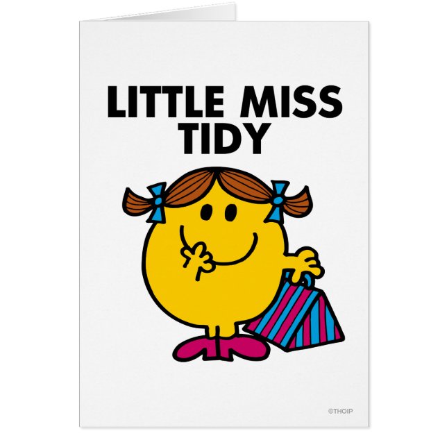 Little Miss Tidy | Lettres noires (Devant)