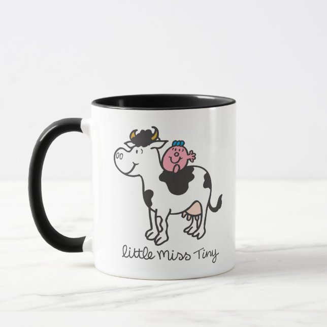 Little Miss Tiny | Cow Riding Mug (Left)
