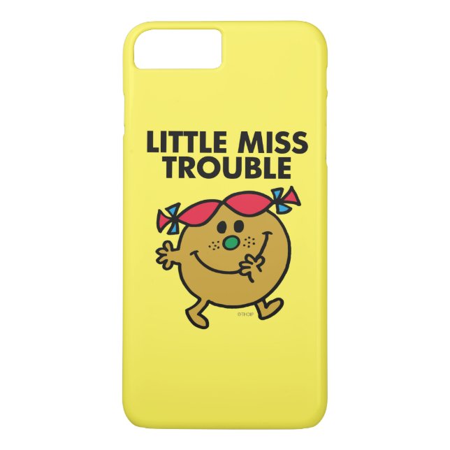 Little Miss Trouble | Black Lettering Case-Mate iPhone Case (Back)
