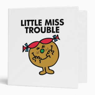 Little Miss Trouble Laughing Binder