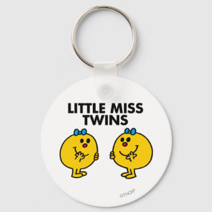 Little Miss Twins   Two Much Fun Keychain