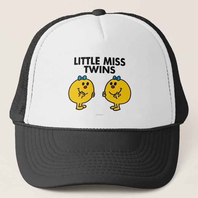 Little Miss Twins | Two Much Fun Trucker Hat (Front)