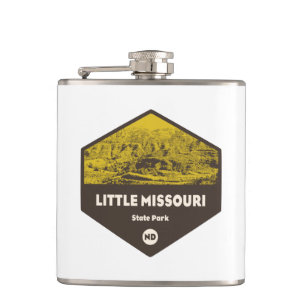 Little Missouri State Park North Dakota Hip Flask