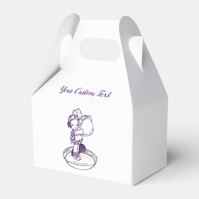 Little Missy Teacup & Saucer Favor Box (Front Side)