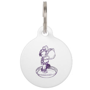 Little Missy Teacup & Saucer Pet Tag