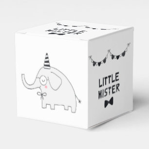 Little Mister Baby Party Elephant Favor Box