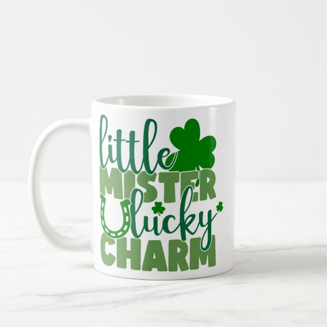 Little Mister Lucky Charm Coffee Mug (Left)