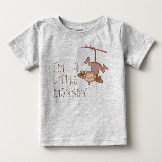 Little Monkey Baby T-Shirt (Front)