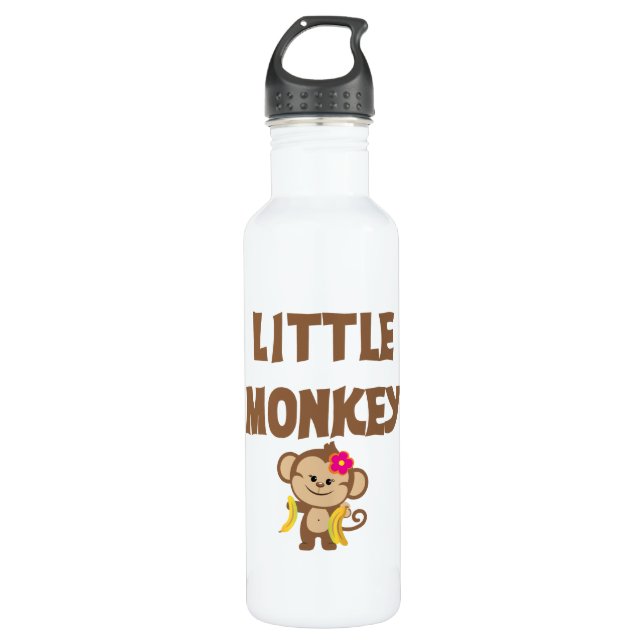 Little Monkey (Girl) 710 Ml Water Bottle (Front)