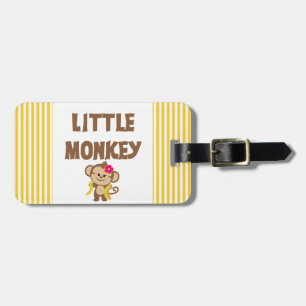 Little Monkey (Girl) Luggage Tag