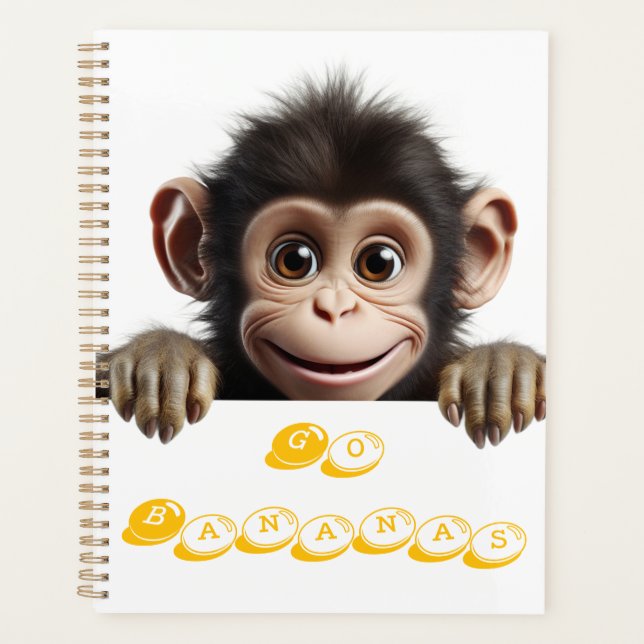 little monkey go bananas planner (Front)