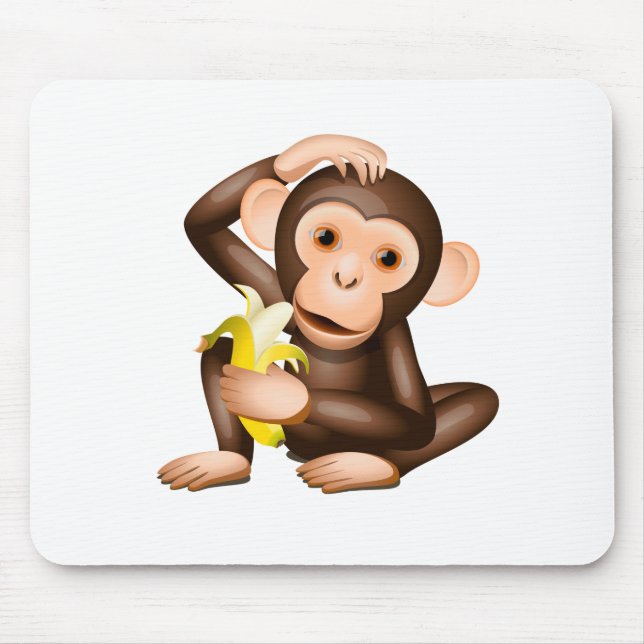 Little monkey mouse pad (Front)