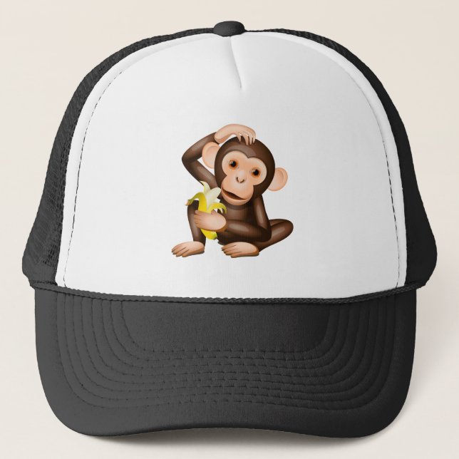 Little monkey trucker hat (Front)