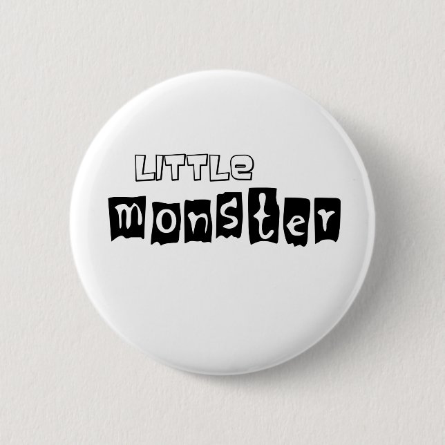 Little Monster 2 Inch Round Button (Front)