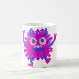 Little Monster Animal Drawing Coffee Mug
