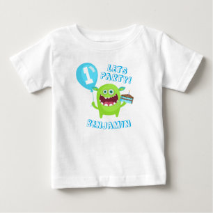 Little Monster Birthday Baby T-Shirt