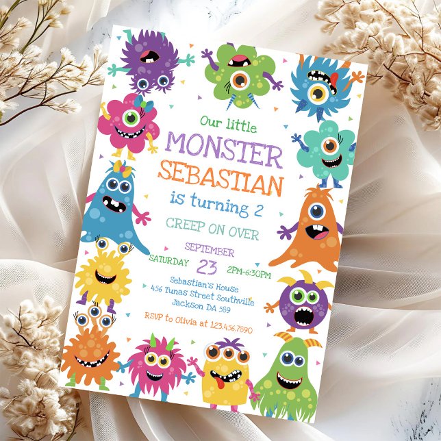 Little Monster Birthday Invitation (Creator Uploaded)