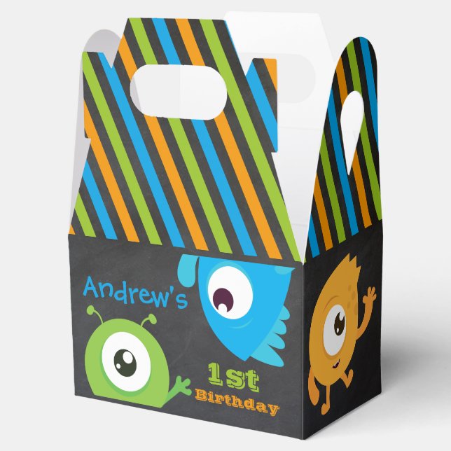 Little monster favour box (Opened)