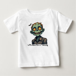 Little Monster in Training – Cute Halloween Kids'  Baby T-Shirt