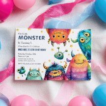 Little Monster Mash Cartoon Kids' Birthday Party