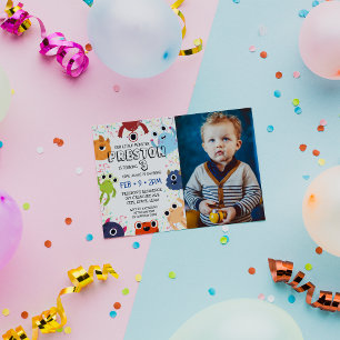 Little Monster Photo Birthday Party for All Ages Invitation