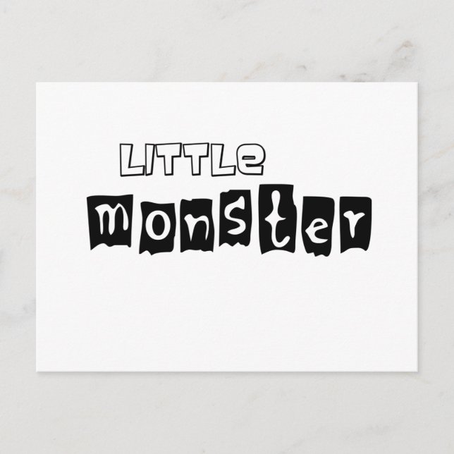 Little Monster Postcard (Front)