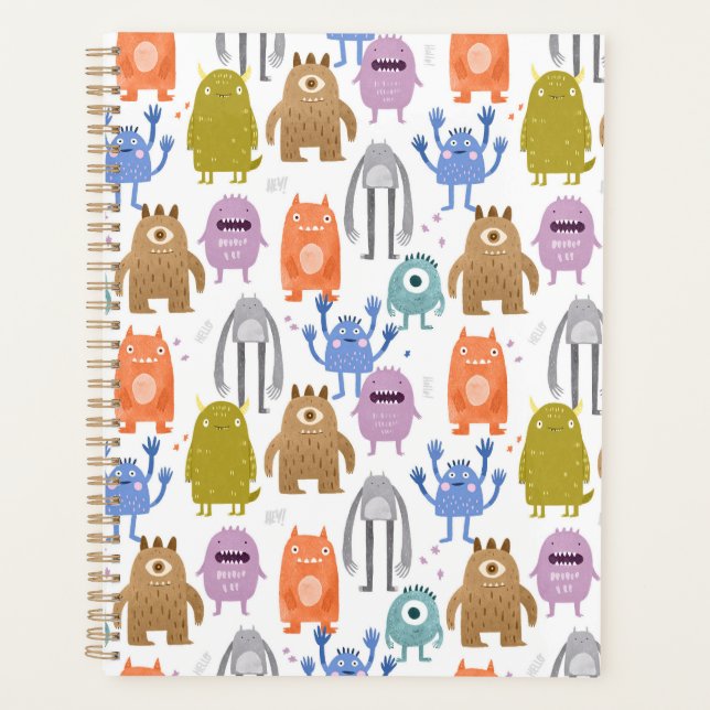 Little monsters kids nursery planner (Front)