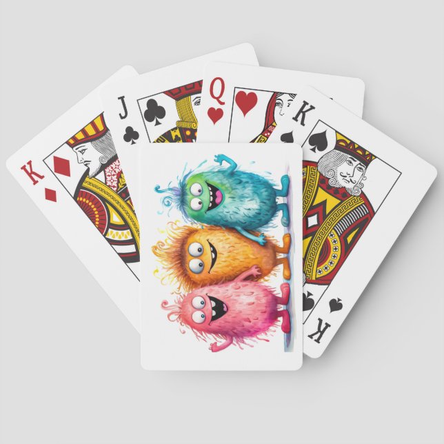 Little Monsters Series Playing Cards (Back)