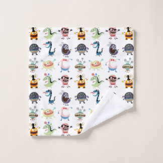 Little Monsters Wash Cloth
