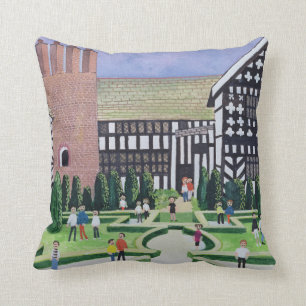 Little Moreton Hall 1995 Throw Pillow