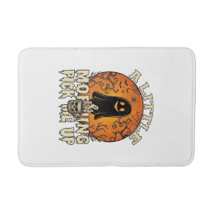 Little Morning Pick Me Up Halloween Ghost Skull Mu Bath Mat